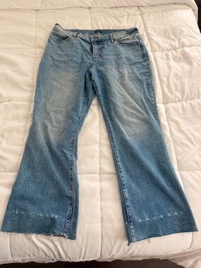 Express Light Blue Women's boot Flared Jeans